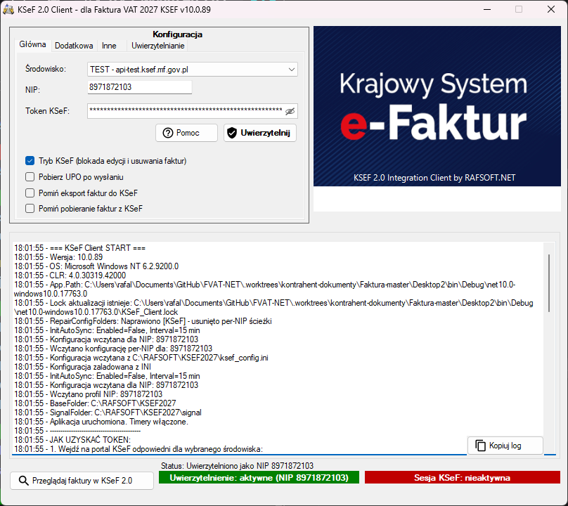 KSeF — czym jest i jak działa w programie - Faktura VAT 2027
