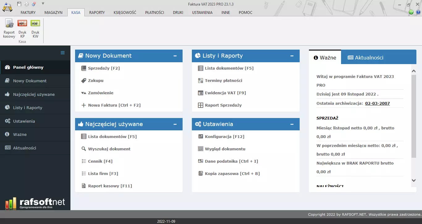 Cash Register – tab view