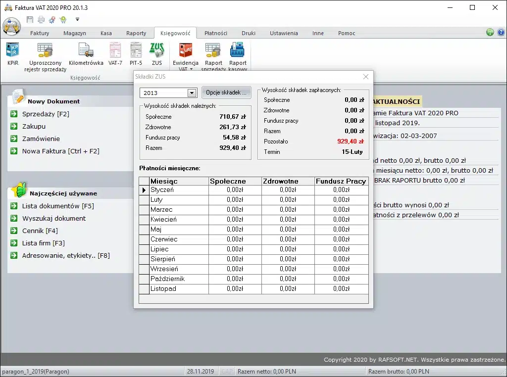 Social insurance contributions