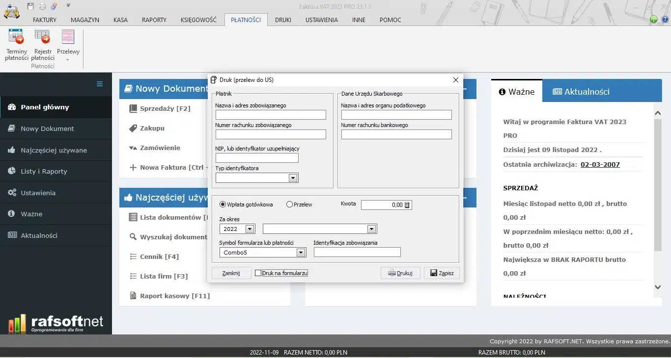 Transfer to Tax Office