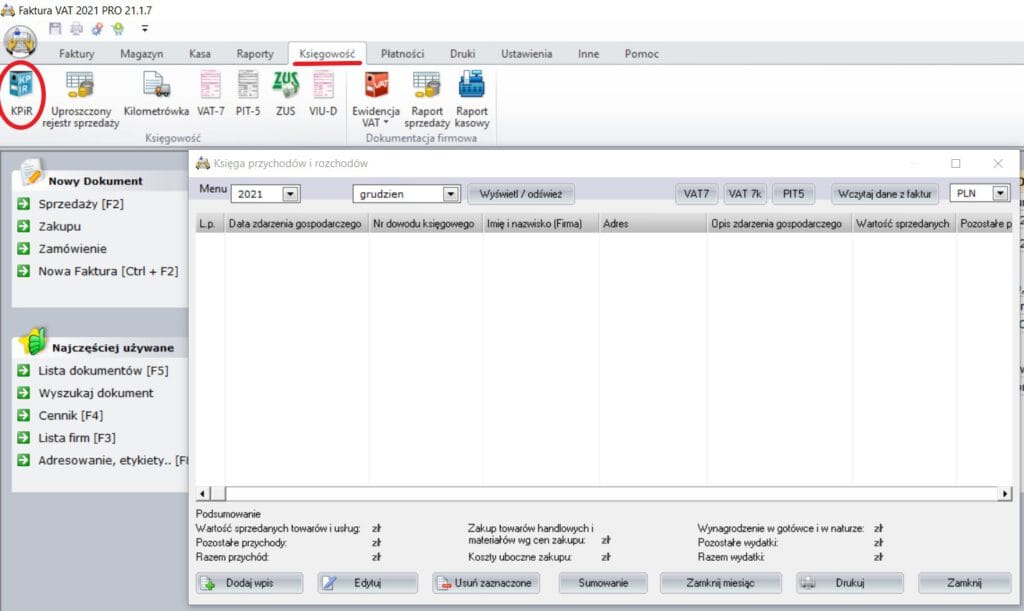Księgowość online