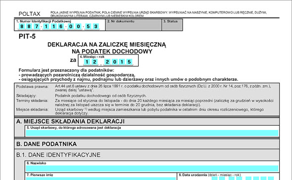 Księgowość - Ksiegowość - PIT-5 - Faktury vat