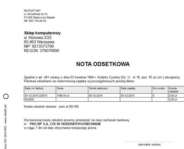 Inne - Inne - Kalkulator odsetkowy - Program do fv