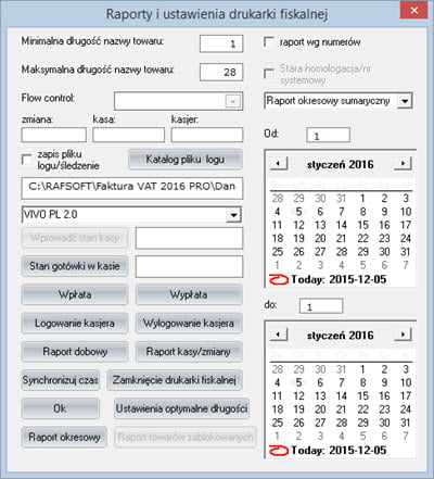 Podstawowe - Konfiguracja programu - Program do pisania faktur