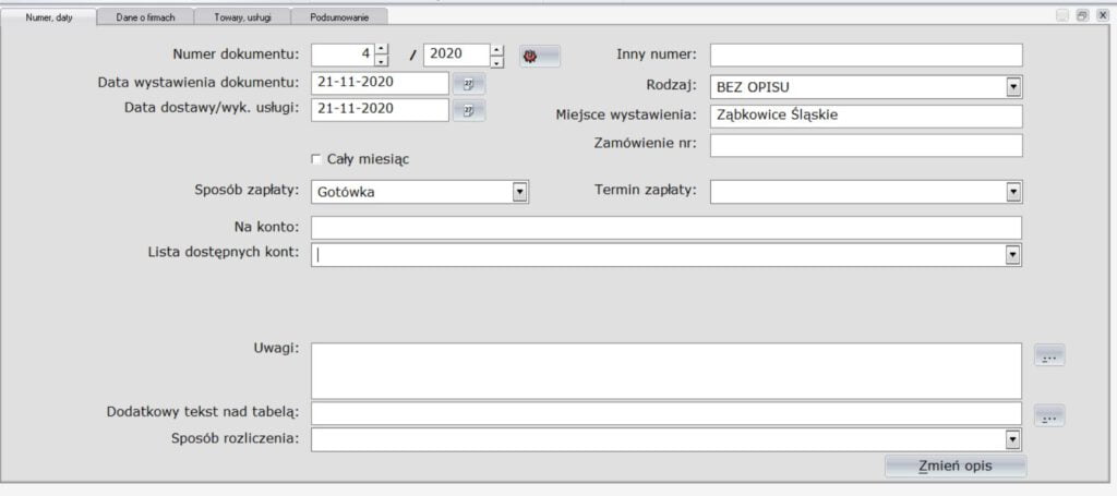 Program Faktura VAT