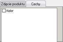 produktu cechy