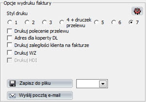 Faktury - Faktury - Druk seryjny - System do wystawiania faktur