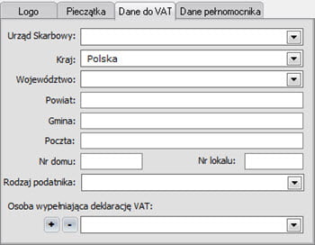 Edycja danych podatnika - Program do wystawiania faktur vat