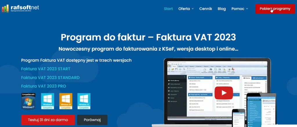 Instrukcja instalacji programu Faktura VAT 2023