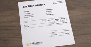 Faktura imienna 2025